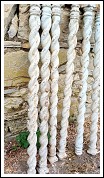 Colonnine in ferro da scala , balcone o ringhiera