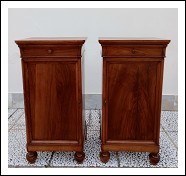 Coppia di comodini Luigi Filippo. 47lx40px92h