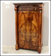 Antico Secretaire Impero in noce XIX secolo