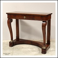 Antica console Carlo X in noce - Italia epoca 800