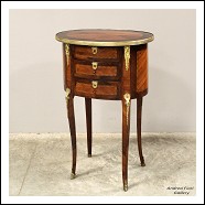 Antico tavolino Napoleone III intarsiato - epoca 800