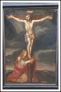 Dipinto antico Cristo con Maddalena del ’600