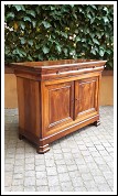 Credenza antica Luigi Filippo cappuccina con gola