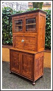 Vetrina credenza antica a dispensa con ribalta