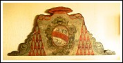 Testiera da letto con lo stemma del Cardinale GREGORIO BARBARIGO - (1625 / 1697)