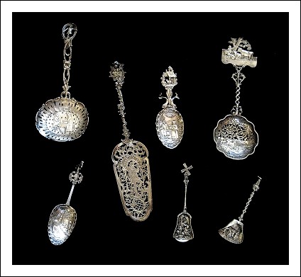 Interessante collezione di reperti in argento 925/ In vendita anche singolarmente su richiesta.